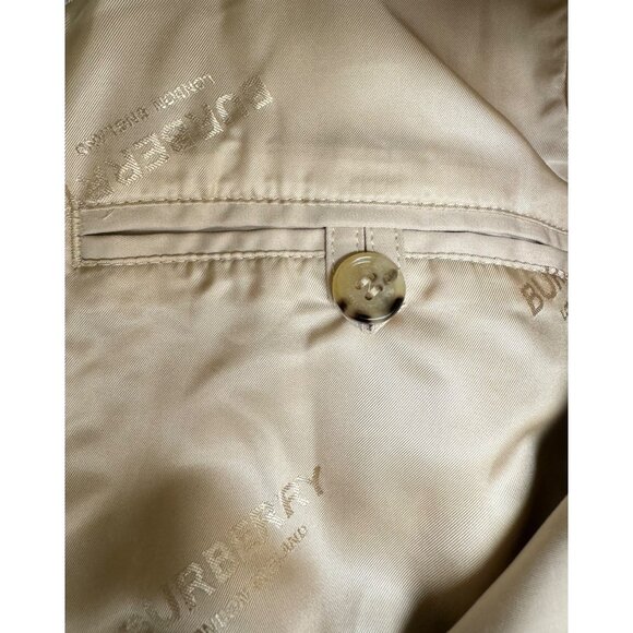 Burberry Men’s "Britton" Mid Length Trench Coat In Soft Fawn US44 - Picture 7 of 13